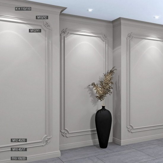 Молдинг Bello Deco Декоративный угол к молдингу М12У1