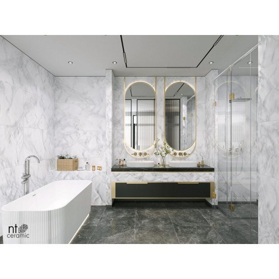 Керамогранит NT CERAMIC Onyx Smoke Carving 60x120