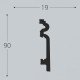 Плинтус Bello Deco П14 90-19 Плинтус Bello Deco П14 90-19