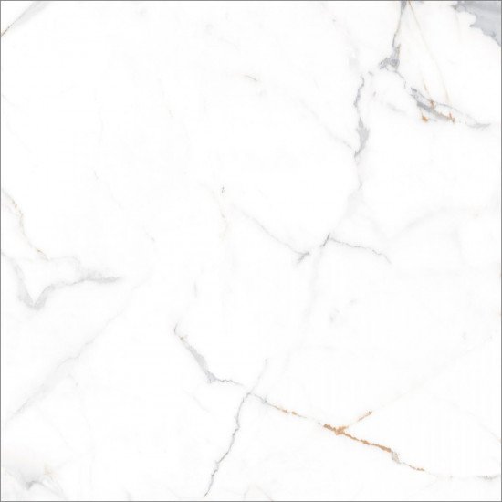 Керамогранит Global Tile Калакатта Империал / Calacatta Imperial GT60606103PR Белый 60x60