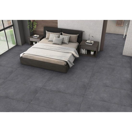 Керамогранит NT CERAMIC Cemento Zett Black 60x60