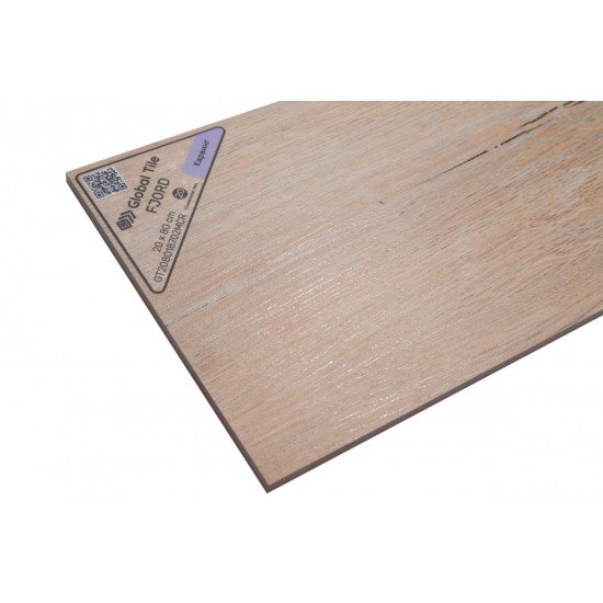 Керамогранит Global Tile Фьорд / Fjord GT208018702MСR Бежевый 20x80