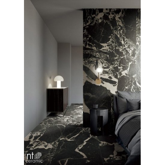 Керамогранит NT CERAMIC Quanta Grey Portoro Black