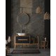 Керамогранит Global Tile Саванна / Savanna GT1206024005MSR Черный 60x120