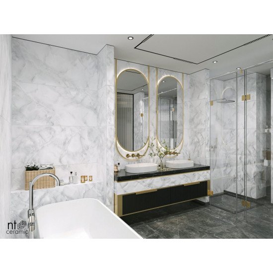 Керамогранит NT CERAMIC Onyx Smoke Carving 60x120