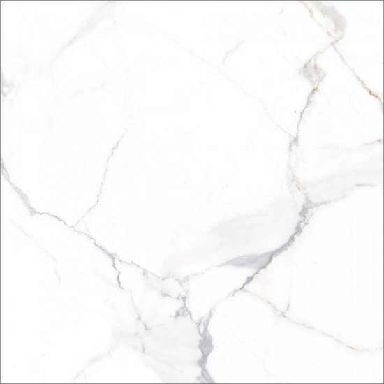 Керамогранит Global Tile Калакатта Империал / Calacatta Imperial GT60606103PR Белый 60x60