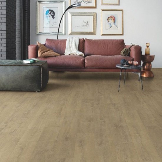 ПВХ плитка Quick Step LIVYN Balance Glue Plus BAGP 40159 Дуб бархатный песочный 1256х194х2.5 мм