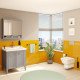 Зеркальный шкаф VitrA Valarte 62232 80 см матовый серый с подвесткой