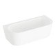 Ванна VitrA Geo 65420006000 180 x 80,5 см отдельностоящая акриловая прямоугольная белая