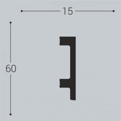 Плинтус Bello Deco П15 60-15