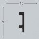 Плинтус Bello Deco П15 60-15 Плинтус Bello Deco П15 60-15