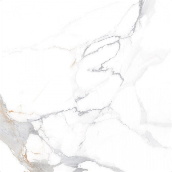 Керамогранит Global Tile Калакатта Империал / Calacatta Imperial GT60606103PR Белый 60x60