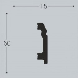 Плинтус Bello Deco П1 60-15