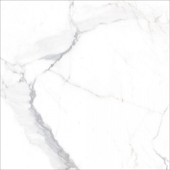 Керамогранит Global Tile Калакатта Империал / Calacatta Imperial GT60606103PR Белый 60x60