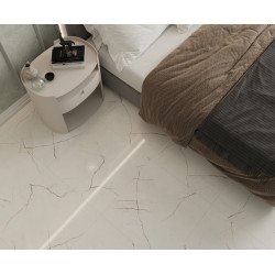 Alice Crema 600x600 Laparet керамогранит под мрамор бежевый ректифицированный