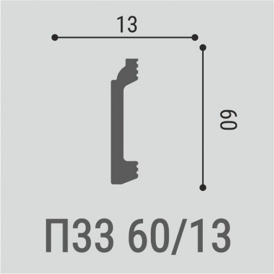Плинтус Bello Deco П33 60-13
