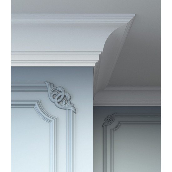 Молдинг Bello Deco Декоративный угол к молдингу М12У1