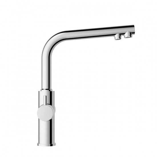 Смеситель для кухни VitrA Masterline A42144EXP с поворотным изливом и фильтром для воды однорычажный хром латунь