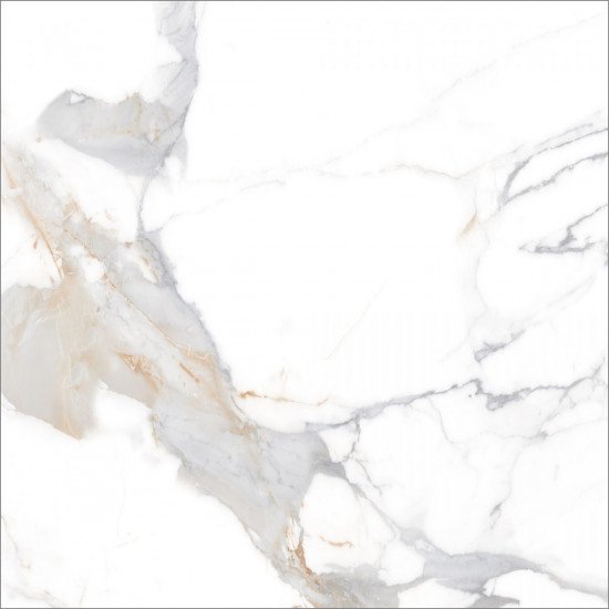 Керамогранит Global Tile Калакатта Империал / Calacatta Imperial GT60606103PR Белый 60x60