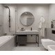 Керамогранит Global Tile Stardust_GT 600х600 GT60600506MR под бетон серый матовый ректифицированный