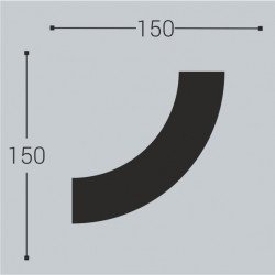 Молдинг Bello Deco Декоративный угол к молдингу М10У3