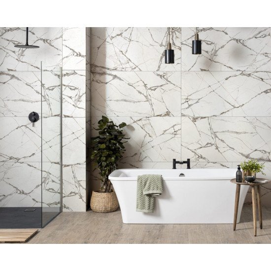 Керамогранит Global Tile Эпоха / Timeline GT120604703MCR Белый 60x120
