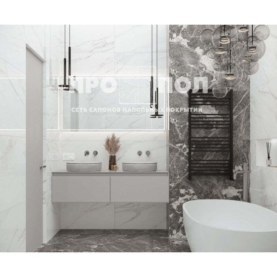 Laparet Calacatta superb Керамогранит белый полированный 60x120