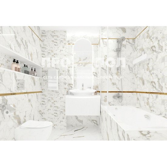 Laparet Golden white statuario Керамогранит Полированный 60x60