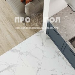 Laparet Statuario crown Керамогранит белый полированный 60x120