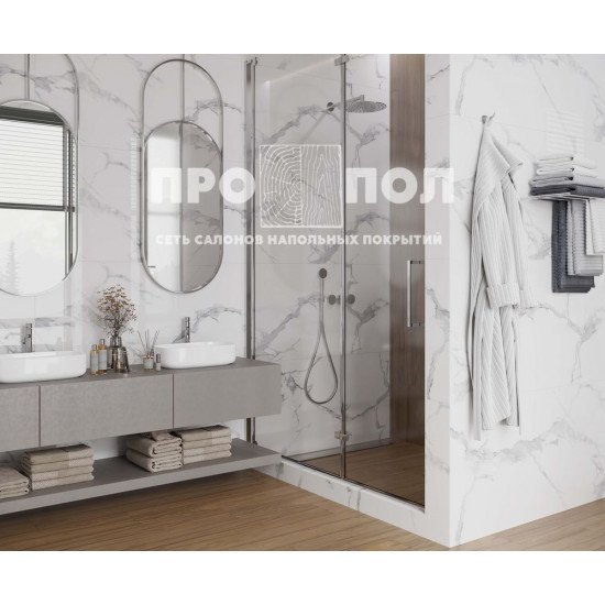 Laparet Statuario crown Керамогранит белый полированный 60x60