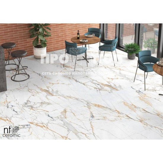 Керамогранит NT CERAMIC Marmo Camela Statuario NTT99605M
